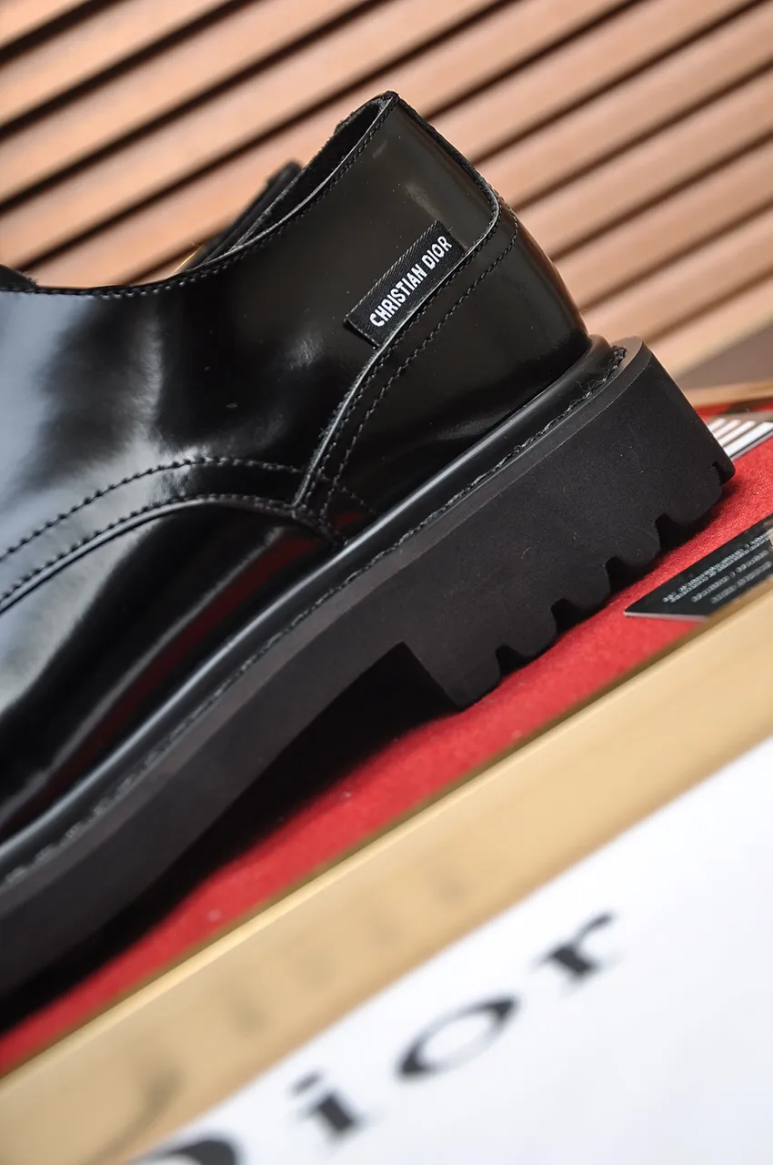 Men's shoes 💰700💶[Dior] (water-dyed cowhide lining) Dior original 1:1 high-quality factory, imported original materials, imported raw cowhide, water-dyed cowhide lining, original TPU outsole, code number: 39-44 (customized at 38.45)